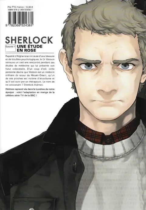 Verso de l'album Sherlock 1 Une étude en rose