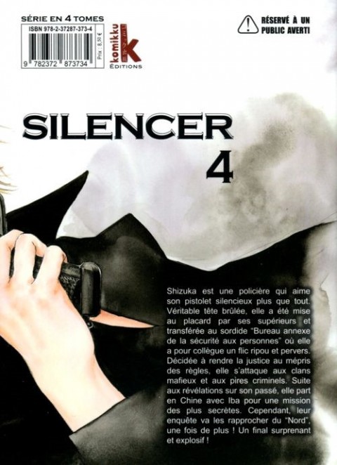 Verso de l'album Silencer Vol. 4