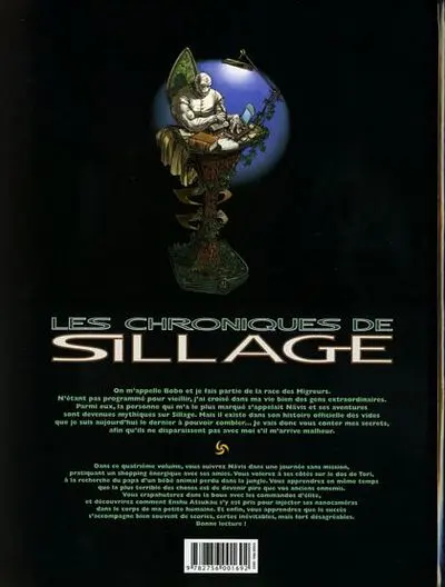 Verso de l'album Les chroniques de Sillage Volume 4
