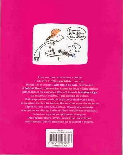 Verso de l'album La Vraie vie du docteur Aga