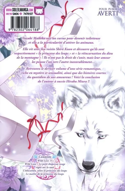 Verso de l'album Wild Love 6