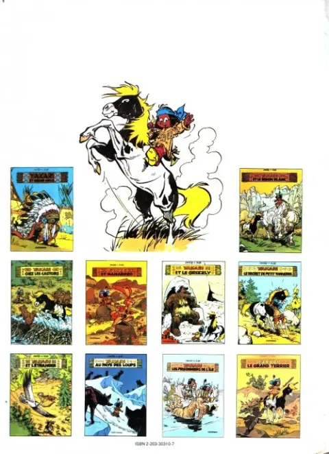 Verso de l'album Yakari Tome 10 Le grand terrier