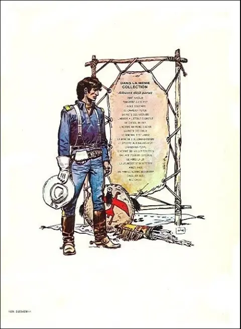 Verso de l'album Blueberry Tome 8 L'homme au poing d'acier
