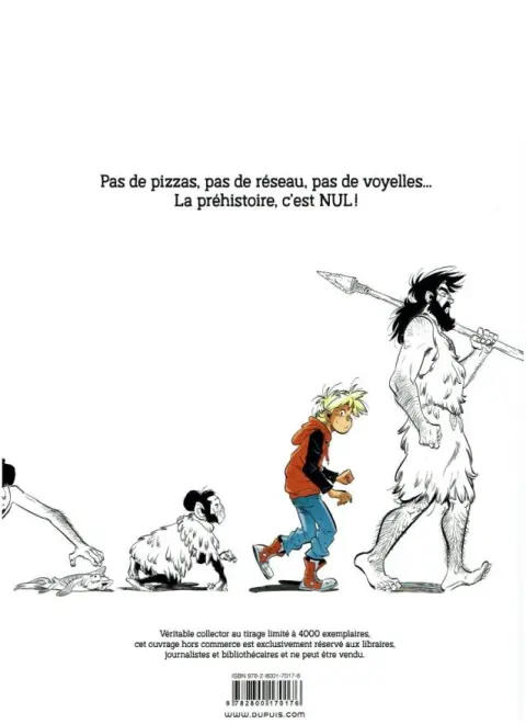 Verso de l'album Frnck Tome 1 Le Début du commencement