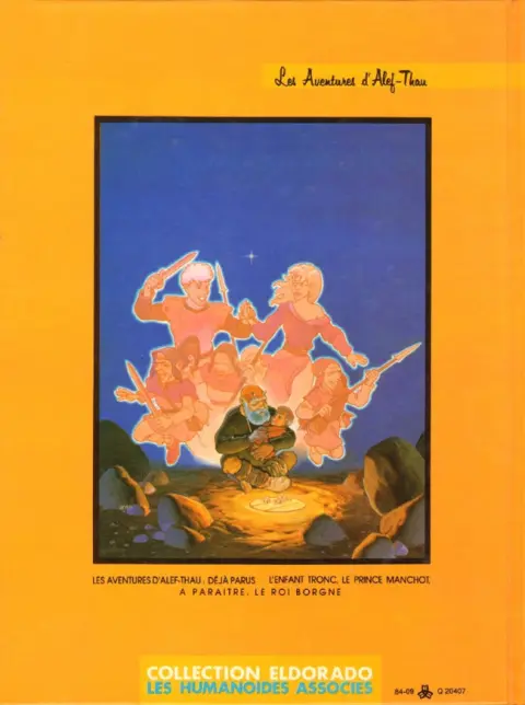 Verso de l'album Les aventures d'Alef-Thau Tome 2 Le prince manchot
