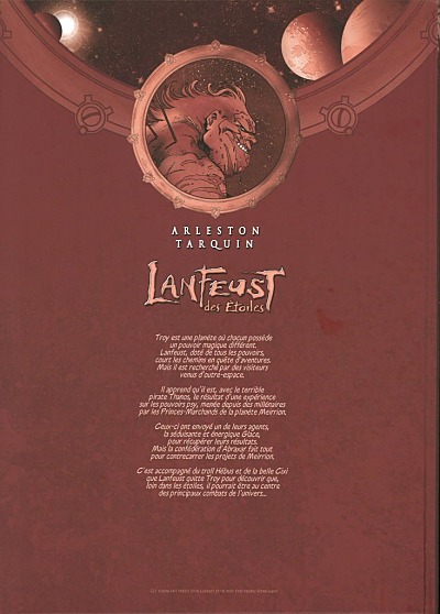 Verso de l'album Lanfeust des Étoiles Tome 3 Les sables d'Abraxar