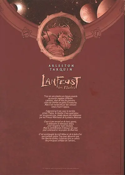 Verso de l'album Lanfeust des Étoiles Tome 3 Les sables d'Abraxar