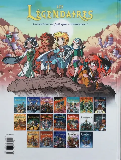 Verso de l'album Les Légendaires Tome 4 Le réveil du Kréa-Kaos