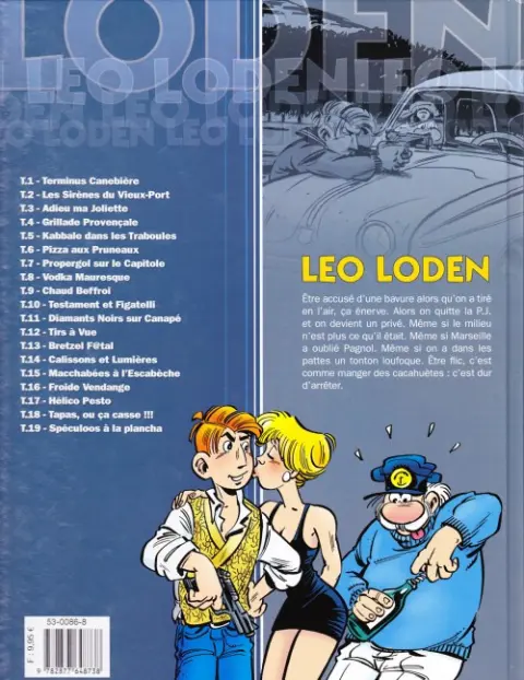 Verso de l'album Léo Loden Tome 5 Kabbale dans les Traboules