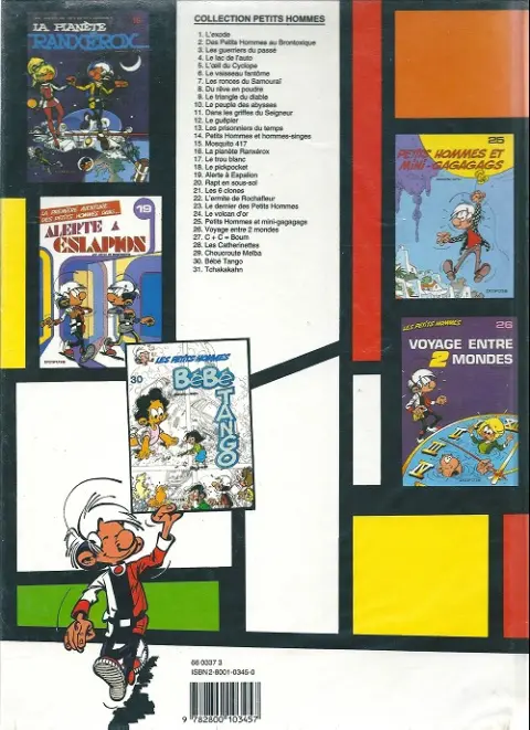 Verso de l'album Les Petits hommes Tome 1 L'exode