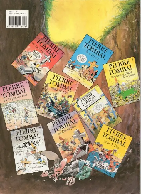 Verso de l'album Pierre Tombal Tome 5 Ô suaires