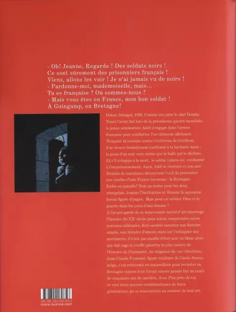 Verso de l'album Plus près de toi Première Partie