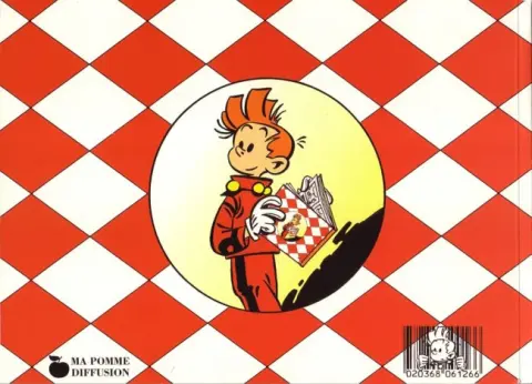 Verso de l'album Spirou et Fantasio Pirates