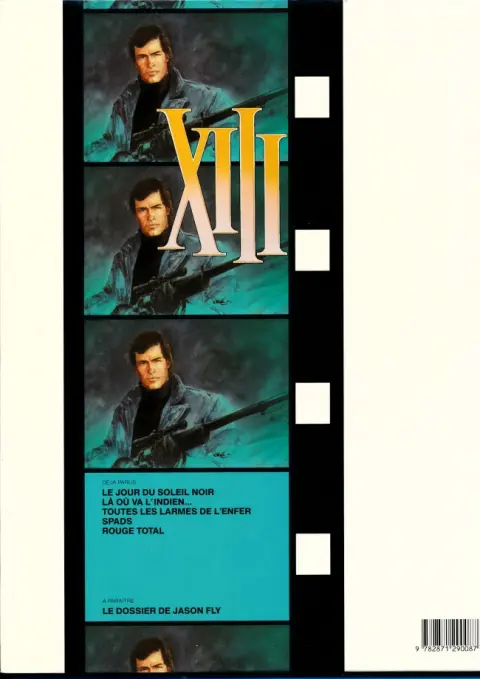 Verso de l'album XIII Tome 3 Toutes les larmes de l'enfer