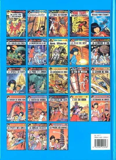 Verso de l'album Yoko Tsuno Tome 9 La fille du vent