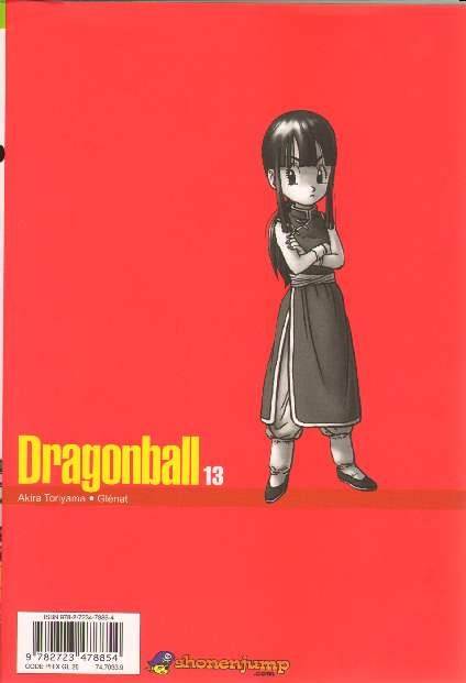 Verso de l'album Dragon Ball 13