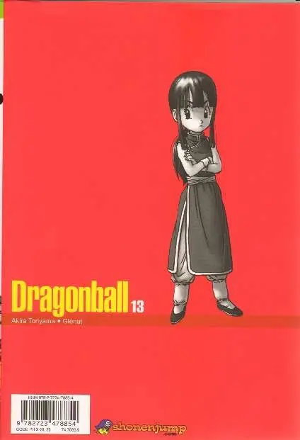 Verso de l'album Dragon Ball Perfect Edition 13