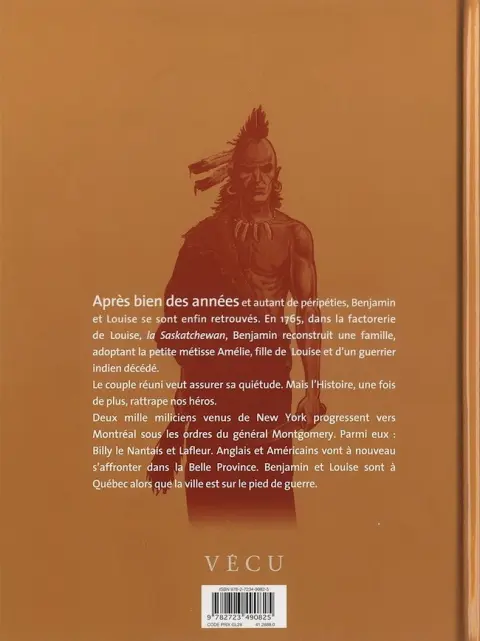 Verso de l'album Les Pionniers du Nouveau Monde Tome 19 Les insurgés