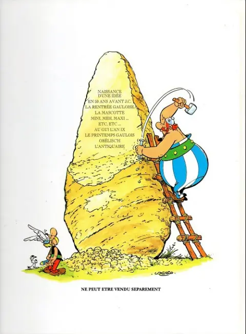 Verso de l'album Astérix Tome 32 Astérix et la rentrée gauloise - Dix histoires courtes