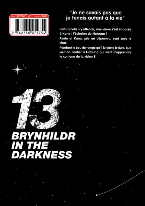 Verso de l'album Brynhildr in the Darkness 13