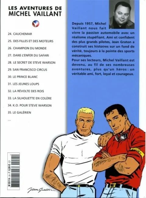 Verso de l'album Michel Vaillant La Collection Tome 24 Cauchemar