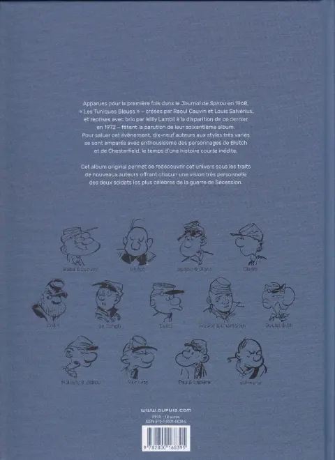 Verso de l'album Les Tuniques Bleues Des histoires courtes par...