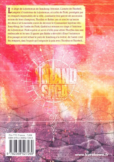 Verso de l'album Vinland Saga Volume 21