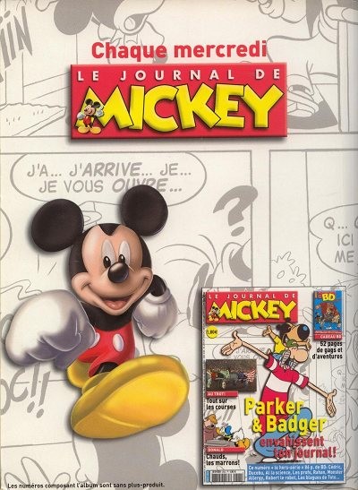 Verso de l'album Le Journal de Mickey Album N° 203