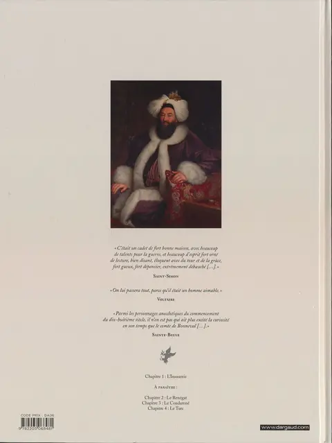 Verso de l'album Bonneval Pacha Tome 1 L'insoumis