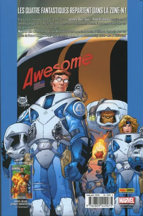 Verso de l'album Ultimate Fantastic Four Fatalis
