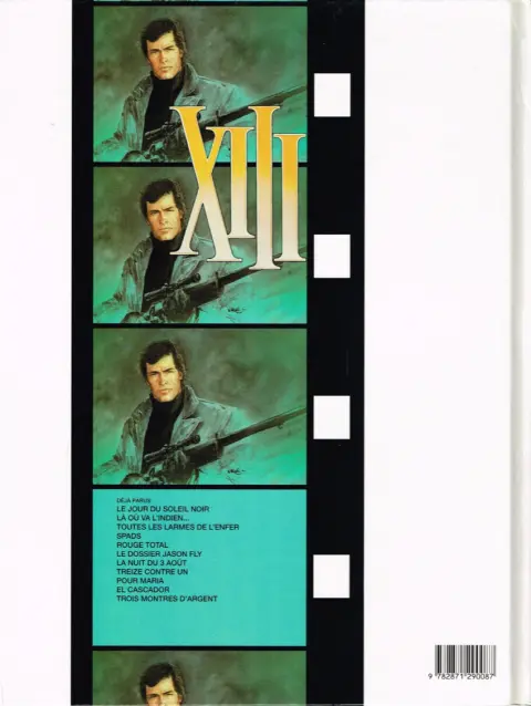 Verso de l'album XIII Tome 3 Toutes les larmes de l'enfer