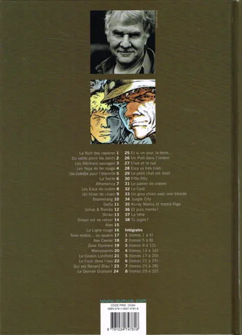 Verso de l'album Jeremiah Tome 38 Tu piges ?