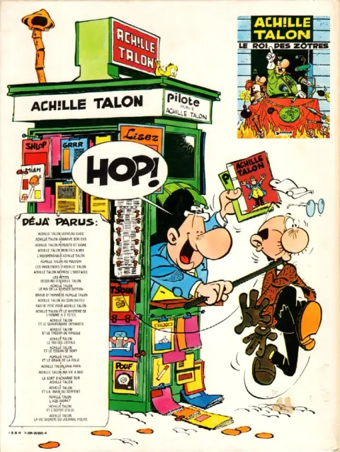 Verso de l'album Achille Talon Tome 12 Achille Talon au coin du feu...