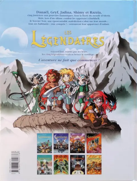 Verso de l'album Les Légendaires Tome 2 Le gardien