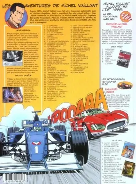 Verso de l'album Michel Vaillant Tome 31 La révolte des rois
