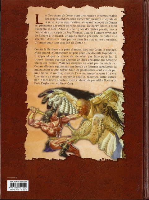 Verso de l'album Les Chroniques de Conan Tome 31 1991 (I)