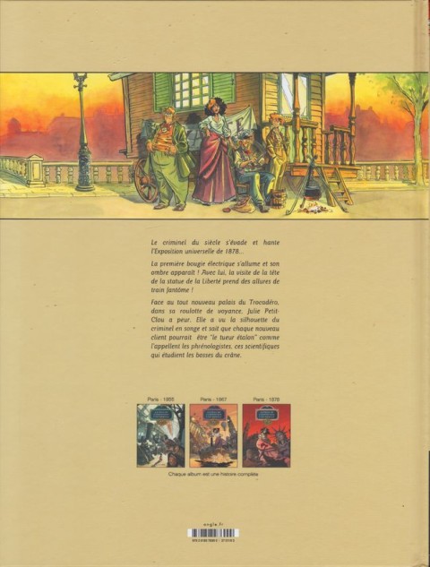 Verso de l'album La Fille de l'exposition universelle Tome 3 Paris 1878