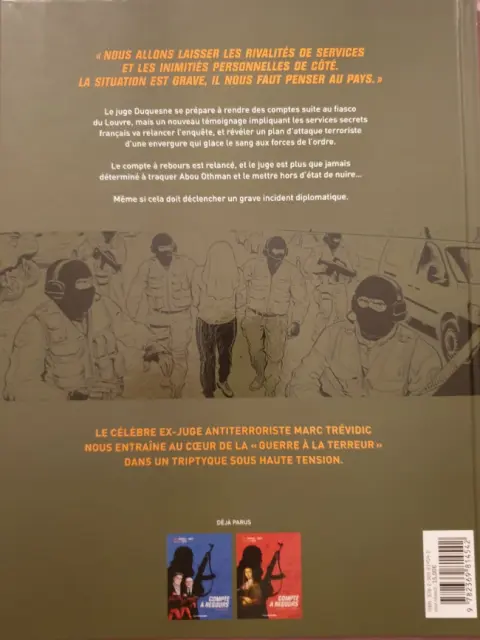 Verso de l'album Compte à rebours Tome 3 Opération Tora Bora