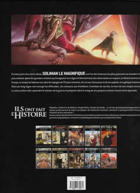 Verso de l'album Ils ont fait l'Histoire Tome 7 Soliman le Magnifique