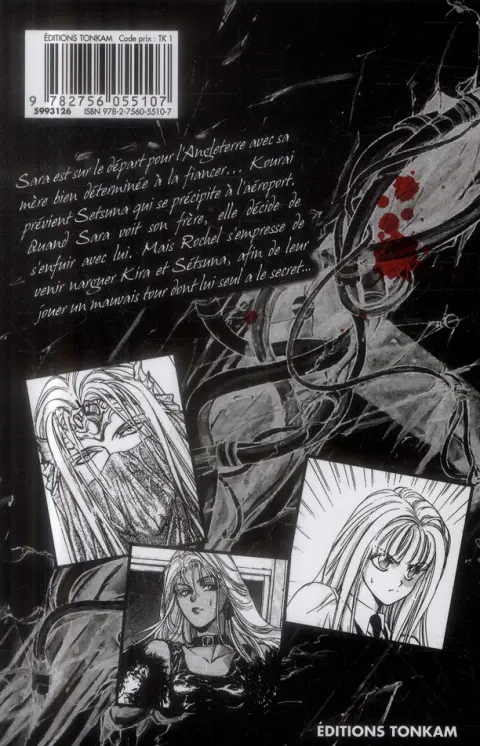 Verso de l'album Angel Sanctuary 3
