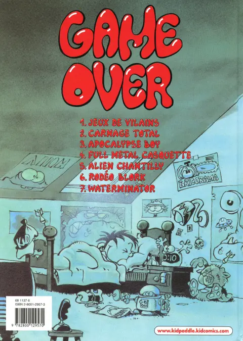 Verso de l'album Kid Paddle Tome 6 Rodéo Blork
