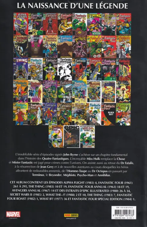 Verso de l'album Fantastic Four 2