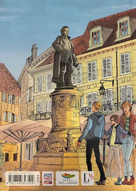 Verso de l'album Langres et son pays, une longue histoire Tome 1