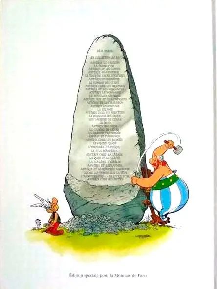 Verso de l'album Astérix Tome 35 Astérix chez les pictes