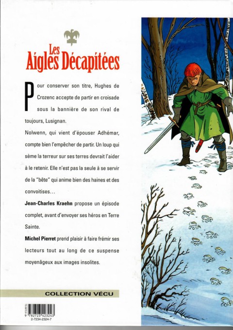 Verso de l'album Les Aigles décapitées Tome 11 Le loup de cuzion