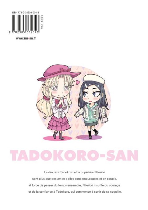 Verso de l'album Tadokoro-san 2