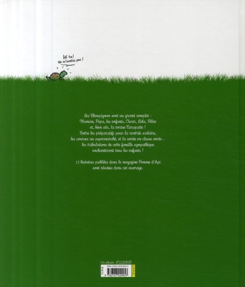 Verso de l'album La Famille Choupignon Tome 1 Histoires de tous les jours