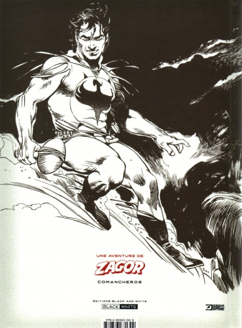 Verso de l'album Zagor Comancheros
