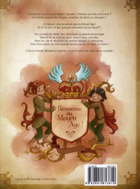 Verso de l'album Petites histoires de notre (grande) Histoire 1 Le Moyen âge