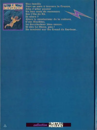 Verso de l'album La Déviation